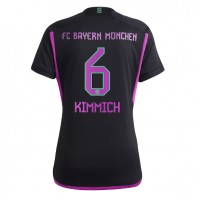 Camisa de Futebol Bayern Munich Joshua Kimmich #6 Equipamento Secundário Mulheres 2023-24 Manga Curta